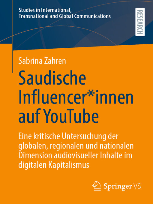 Title details for Saudische Influencer*innen auf YouTube by Sabrina Zahren - Available